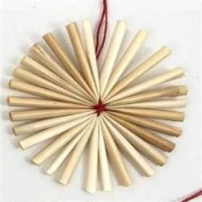 1/100 tk Õlgedest jõuluehted õlg jõulukaunistus nisuõled Käsitsi valmistatud jõulupärg pärg lumehelbed tähed