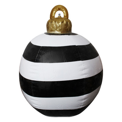 Μεγάλες χριστουγεννιάτικες μπάλες 60 εκ. Διακοσμήσεις χριστουγεννιάτικων δέντρων Ατμόσφαιρα εξωτερικού χώρου Φουσκωτά μπιχλιμπίδια Παιχνίδια για δώρο στο σπίτι με μπάλα στολίδι