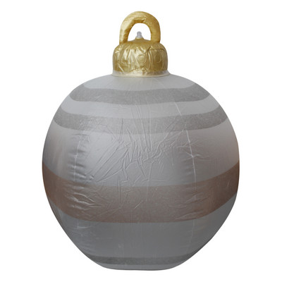 Μεγάλες χριστουγεννιάτικες μπάλες 60 εκ. Διακοσμήσεις χριστουγεννιάτικων δέντρων Ατμόσφαιρα εξωτερικού χώρου Φουσκωτά μπιχλιμπίδια Παιχνίδια για δώρο στο σπίτι με μπάλα στολίδι