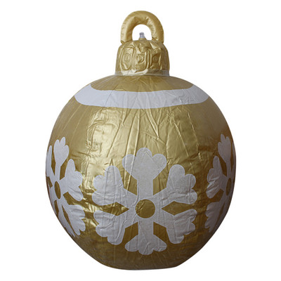 Μεγάλες χριστουγεννιάτικες μπάλες 60 εκ. Διακοσμήσεις χριστουγεννιάτικων δέντρων Ατμόσφαιρα εξωτερικού χώρου Φουσκωτά μπιχλιμπίδια Παιχνίδια για δώρο στο σπίτι με μπάλα στολίδι