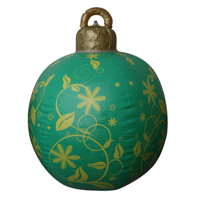 Μεγάλες χριστουγεννιάτικες μπάλες 60 εκ. Διακοσμήσεις χριστουγεννιάτικων δέντρων Ατμόσφαιρα εξωτερικού χώρου Φουσκωτά μπιχλιμπίδια Παιχνίδια για δώρο στο σπίτι με μπάλα στολίδι