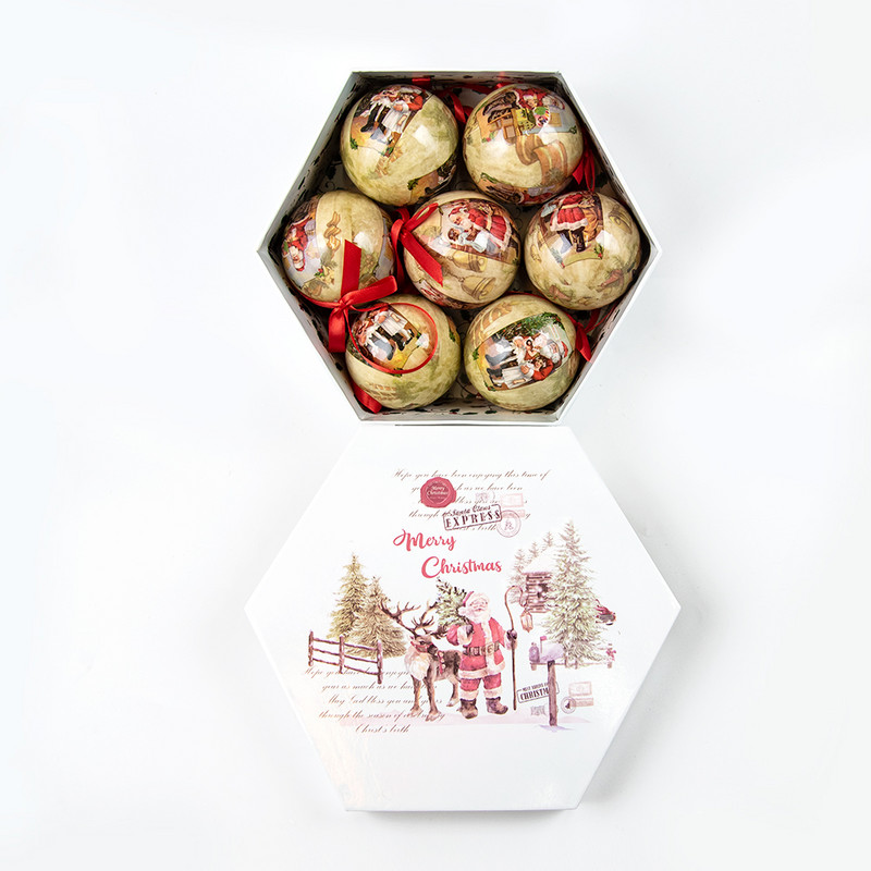 7 tk 8 cm jõulupuu pallid ripatsidega kaunistused rippuvad pallid plastikust kaunistused kodu pühadeks Navidad uusaasta kaunistus kingitus