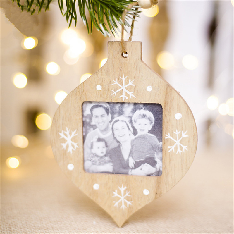 Puidust käsitöö jõulukaunistus jõulude pildiraam ripatsid jõulukaunistused kodu jaoks Jõulud Navidad Decor 2023 uusaasta Noel