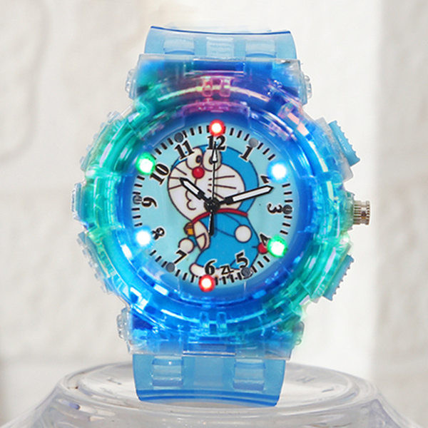 Läbipaistva rihmaga helendav lastekell