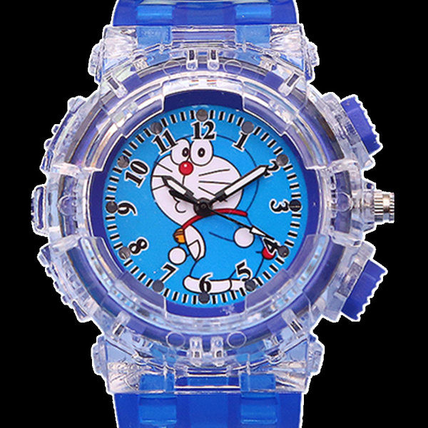 Läbipaistva rihmaga helendav lastekell