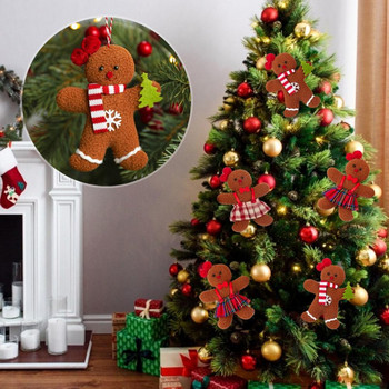 Орнаменти за меденки Коледна елха Коледни талисмани за меденки Мини висяща висулка Коледни ваканционни декорации за дома