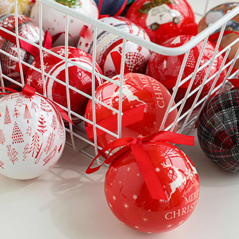 Jõulukaunistused pallid Kaunistused Jõulupuu rippuv pall siseruumides kodupeokaunistus 2023 uusaasta kingitus Navidad 7,2 cm