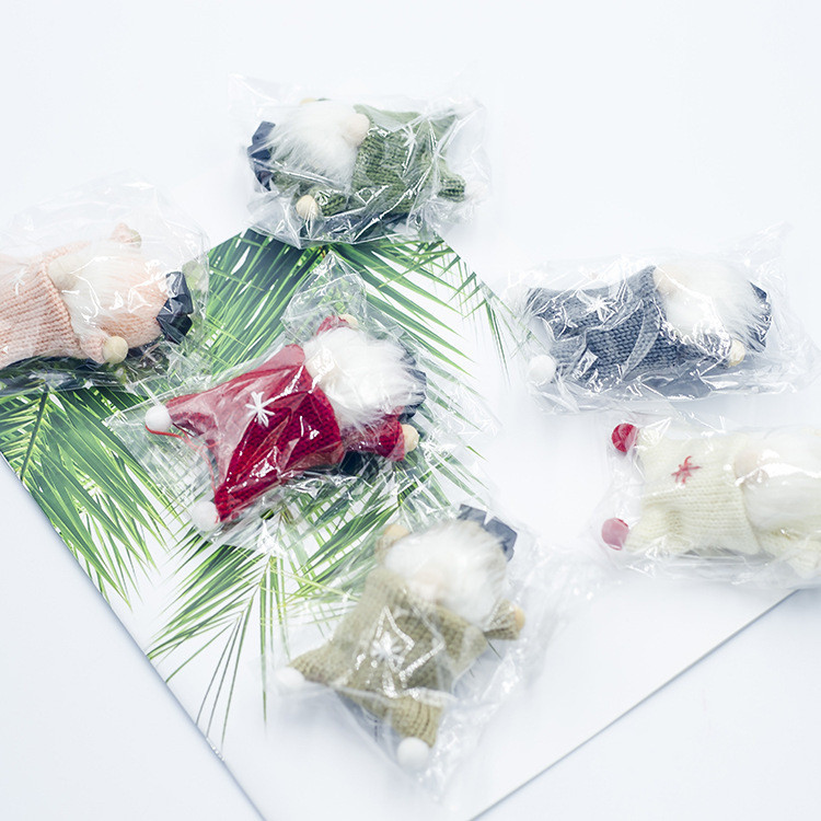 Jõulud villane näota nuku ripats armas nukukaunistus jõulupuu kaunistus kerst arbol de navidad ofertas xmas weihnachten