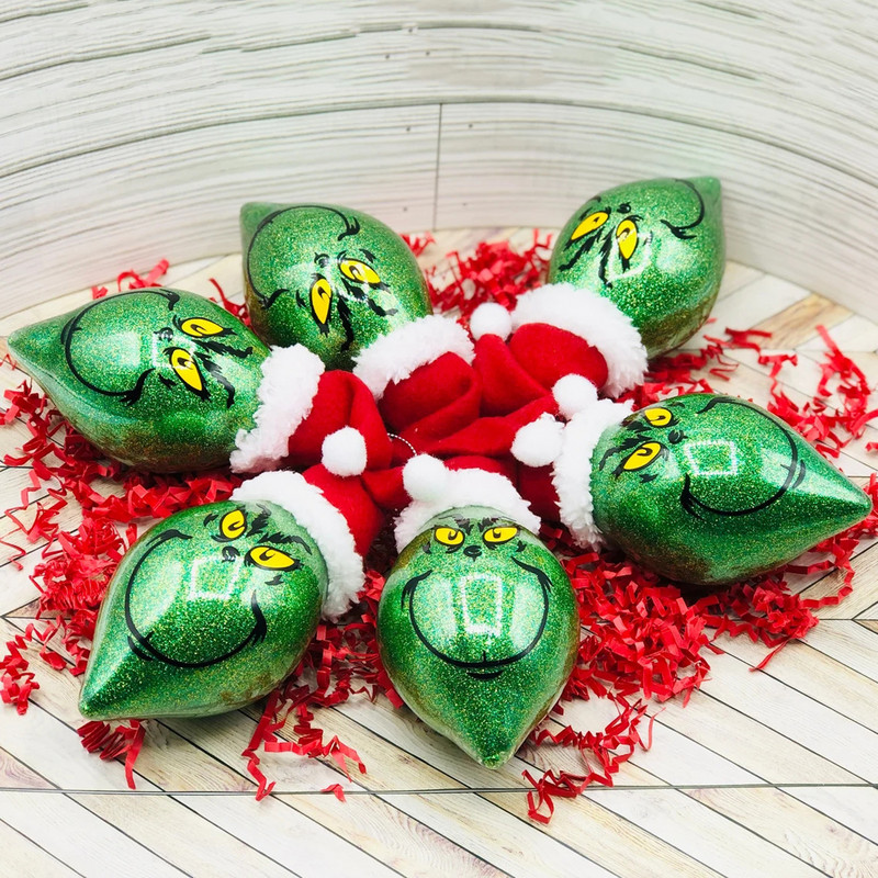 Rohelise koletise säraga dekoratiivne jõulupuu ripats, 2022, rõõmsad jõulukaunistused koduse jõulukaunistusega rippuv ripats