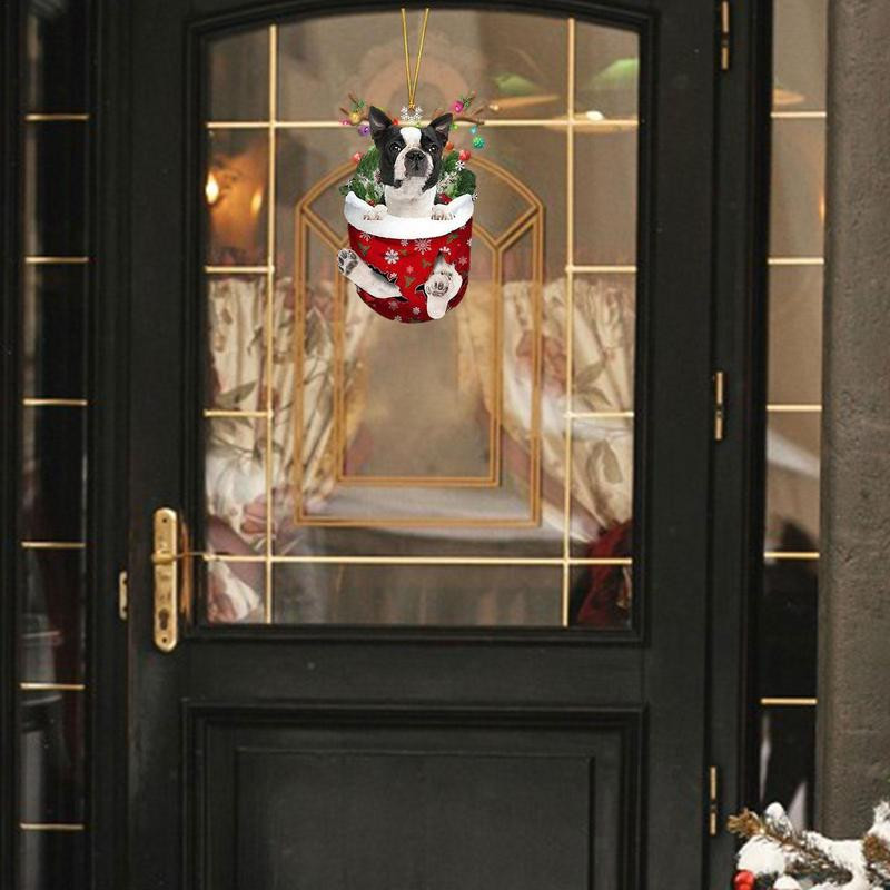 Koerte sukad jõulukuuseehted Koeraehted jõulupuu jaoks Akrüülist jõulusokid Ukseriistad jõulukingitused lemmikloomasõpradele