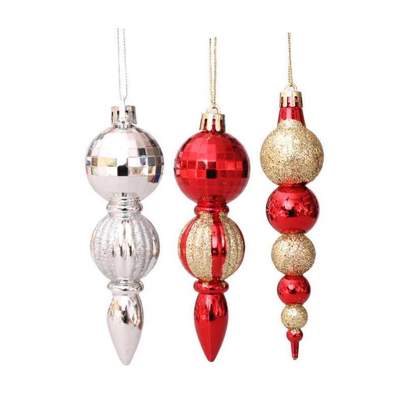 6 tk/komplekti jõulupuu ripats Peen stseenide paigutus Kodu uusaasta Jõulupallivardad Jõulupuu kaunistused