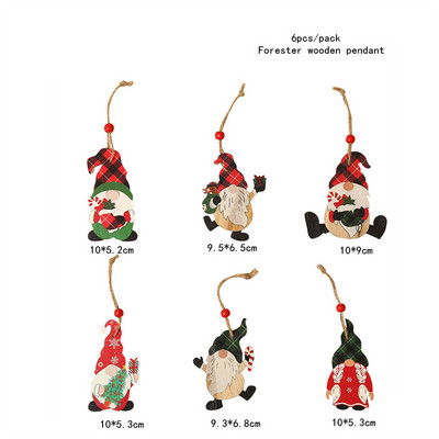 Χριστουγεννιάτικα ξύλινα κλιπ Santa Snowman Deer Χριστουγεννιάτικα στολίδια για το σπίτι Χριστουγεννιάτικα ξύλινα κρεμαστά κλιπ Πρωτοχρονιάς 2023 Διακοσμητικά μανταλάκια φωτογραφιών