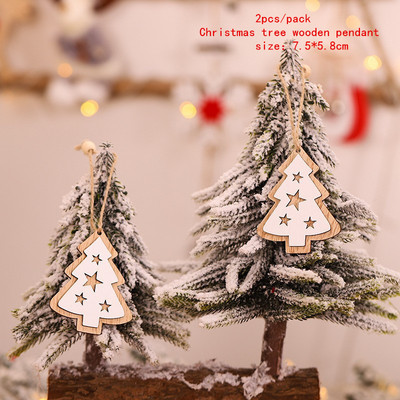 Χριστουγεννιάτικα ξύλινα κλιπ Santa Snowman Deer Χριστουγεννιάτικα στολίδια για το σπίτι Χριστουγεννιάτικα ξύλινα κρεμαστά κλιπ Πρωτοχρονιάς 2023 Διακοσμητικά μανταλάκια φωτογραφιών