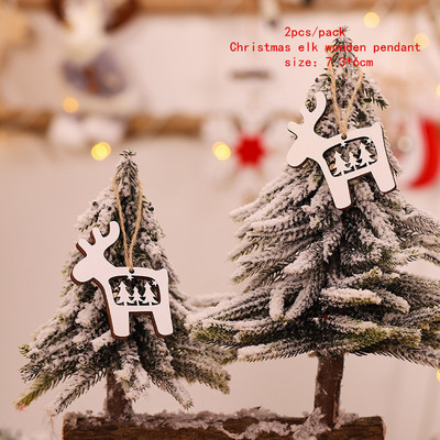 Χριστουγεννιάτικα ξύλινα κλιπ Santa Snowman Deer Χριστουγεννιάτικα στολίδια για το σπίτι Χριστουγεννιάτικα ξύλινα κρεμαστά κλιπ Πρωτοχρονιάς 2023 Διακοσμητικά μανταλάκια φωτογραφιών