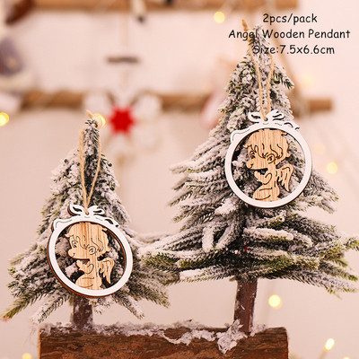Χριστουγεννιάτικα ξύλινα κλιπ Santa Snowman Deer Χριστουγεννιάτικα στολίδια για το σπίτι Χριστουγεννιάτικα ξύλινα κρεμαστά κλιπ Πρωτοχρονιάς 2023 Διακοσμητικά μανταλάκια φωτογραφιών