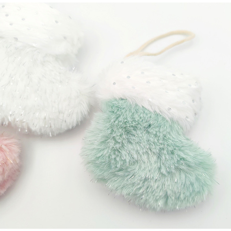 Розови коледни ботуши Висулка Коледна елха Висящи коледни обувки Орнаменти Коледна украса за дома 2023 Navidad Нова година