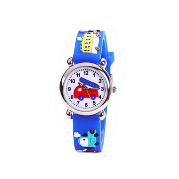 Детски водоустойчив часовник в четири цвята 