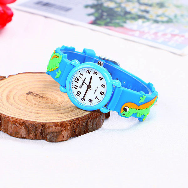 Водоустойчив детски часовник с апликация 