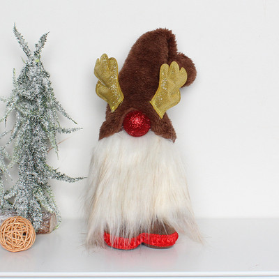 Ziemassvētku rūķītis bezsejas lelle Priecīgus Ziemassvētku rotājumi mājām 2022. gada Ziemassvētku rotājumi Ziemassvētku dāvanas Jaunais 2023. gads