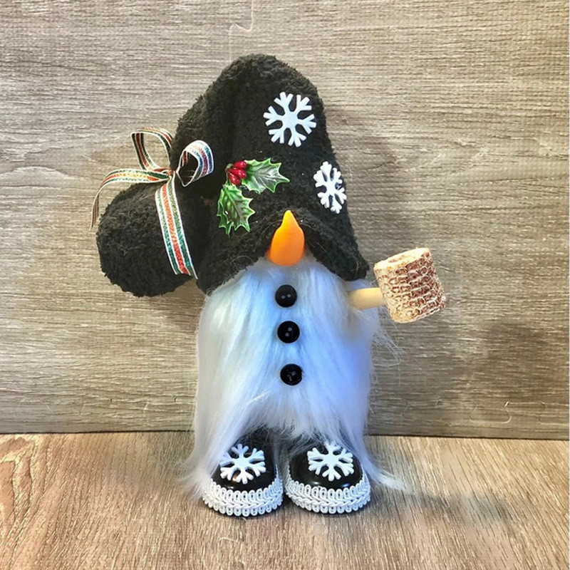 Ziemassvētku rūķītis bezsejas lelle Priecīgus Ziemassvētku rotājumi mājām 2022. gada Ziemassvētku rotājumi Ziemassvētku dāvanas Jaunais 2023. gads