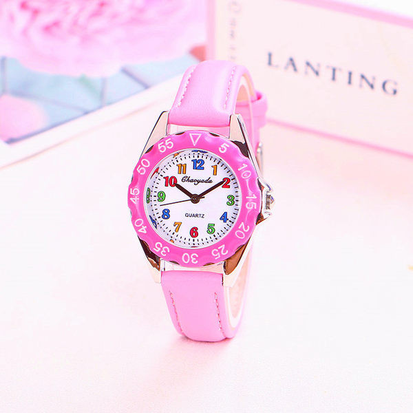 Детски ежедневен кожен часовник