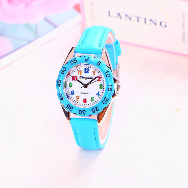 Детски ежедневен кожен часовник