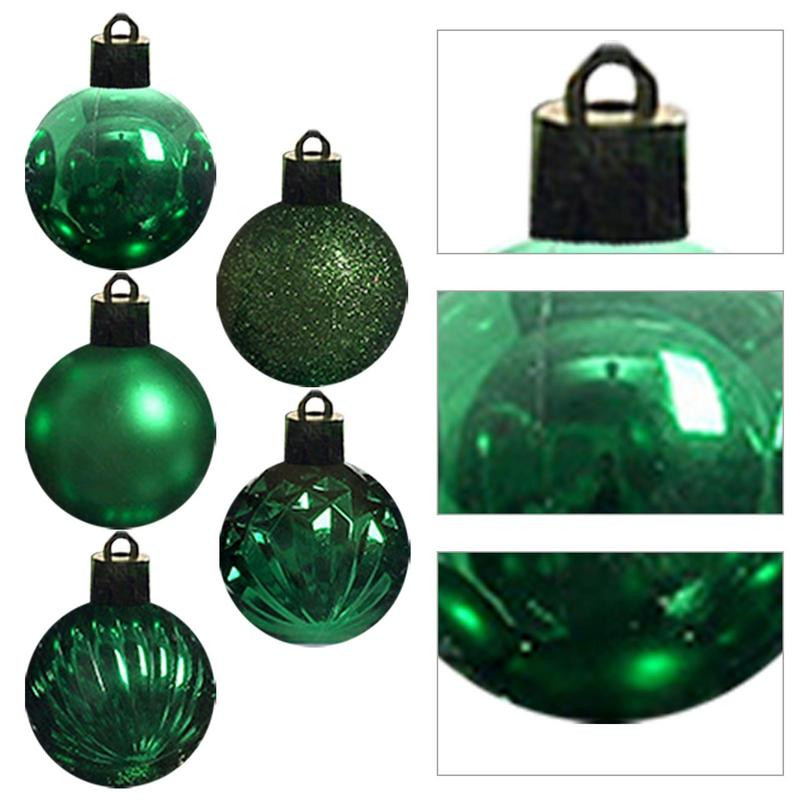 Коледни дрънкулки 50 бр. Коледни орнаменти Разчистване на деликатни коледни дрънкулки Коледни орнаменти Комплект топки за