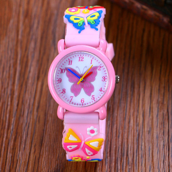 Silikoonrihmaga veekindel käekell lastele