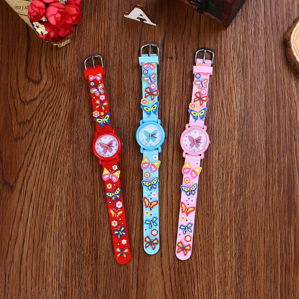 Silikoonrihmaga veekindel käekell lastele