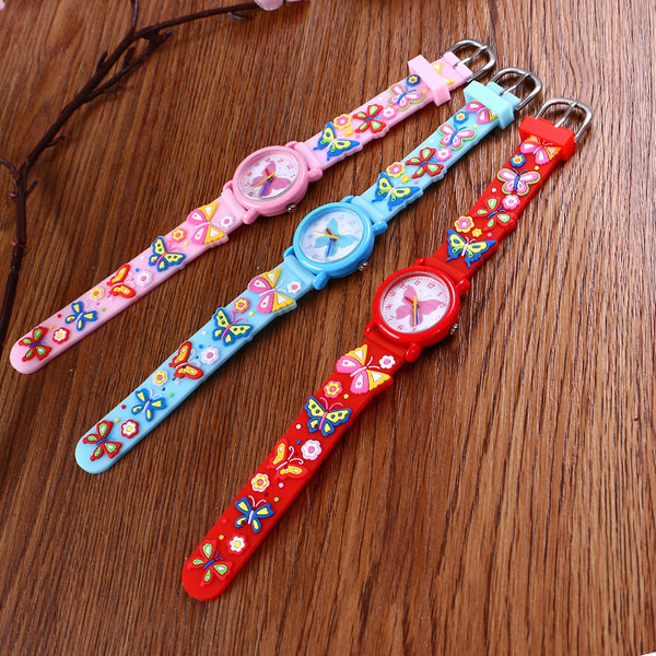 Silikoonrihmaga veekindel käekell lastele