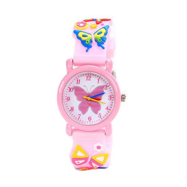 Silikoonrihmaga veekindel käekell lastele