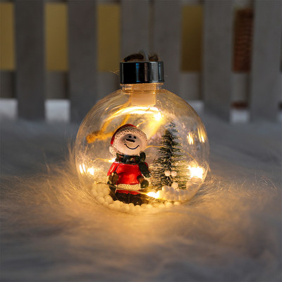 Ins Style Χριστουγεννιάτικη Διακόσμηση LED Light Ball Εορταστική διακόσμηση εσωτερικού και εξωτερικού χώρου Χριστουγεννιάτικο Δέντρο Διακόσμηση σπιτιού 2023