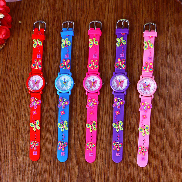 Детски часовник - за момичета в няколко цвята 