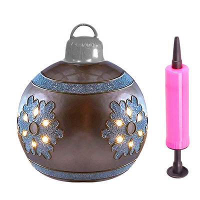 Χριστουγεννιάτικες μπάλες 60cm Home Outdoor PVC Χριστουγεννιάτικη Φουσκωτή Μπάλα Διακοσμήσεις Χριστουγεννιάτικου Δέντρου 2022 Navidad Πρωτοχρονιάτικο δώρο