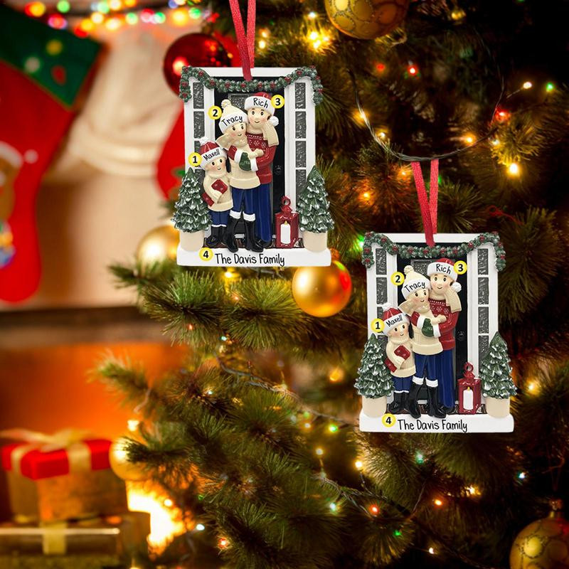 2022. gada Ziemassvētku rotājumi, personalizēti DIY Ziemassvētku eglīšu rotājumi ģimenei Ziemassvētku rotājumi navidad Jaunā gada Ziemassvētku dāvana 2023