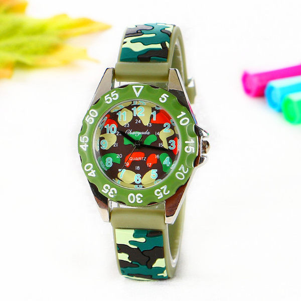 Детски електронен камуфлажен часовник 