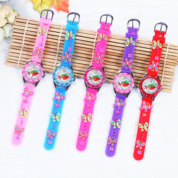 Детски часовник в различни цветове за момичета 