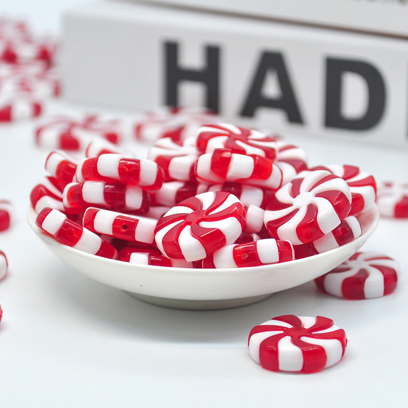 24бр. Изкуствени коледни бонбони близалка Висящи семейни орнаменти за коледно дърво Декорация Домашно парти Детски играчки Noel Navidad