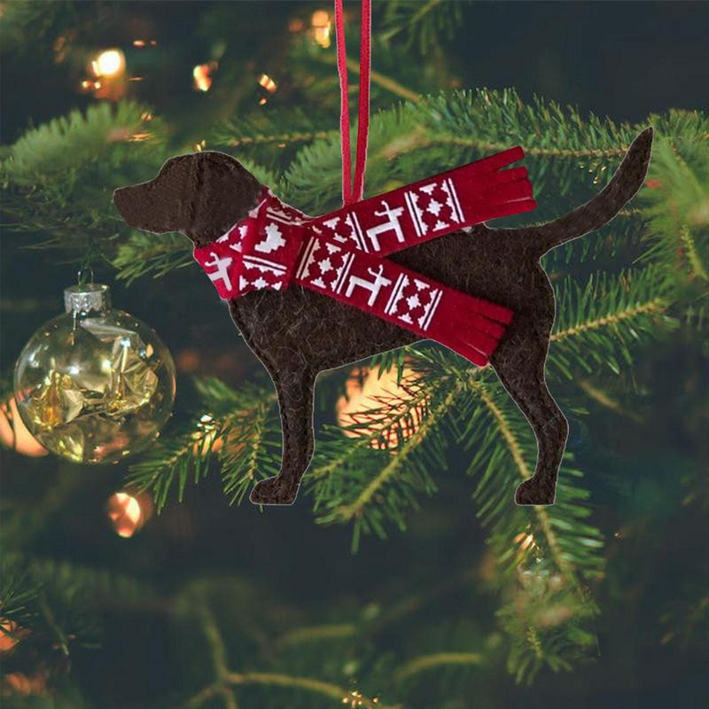 Коледен орнамент Животно Куче Форма на Дакел Коледно дърво Висяща украса 2022 Нова година Висулка за прозорец Детски подаръци Натал
