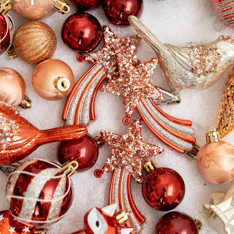 Коледни топки Новогодишни подаръци Орнаменти за коледно дърво Топка Коледно висящо дърво Висулки Декор за домашно парти Ноел Навидад 2023 г.