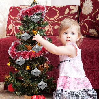 Χριστουγεννιάτικο μενταγιόν με μπάλα 2022 3 τμχ Διακοσμήσεις για χριστουγεννιάτικο δέντρο με μπάλα με κρεμμύδι Σχέδιο χριστουγεννιάτικου δέντρου για διακόσμηση σπιτιού
