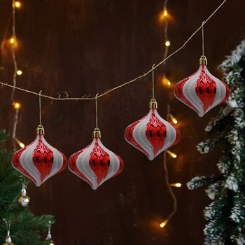 Χριστουγεννιάτικο μενταγιόν με μπάλα 2022 3 τμχ Διακοσμήσεις για χριστουγεννιάτικο δέντρο με μπάλα με κρεμμύδι Σχέδιο χριστουγεννιάτικου δέντρου για διακόσμηση σπιτιού