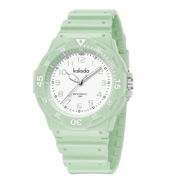 Детски водоустойчив часовник с гумена каишка