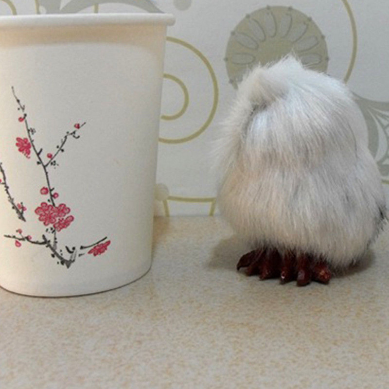 Сладък бухал Животно Коледна елха Четка Висящи висулки Орнаменти Коледен декор Реквизит Направи си сам оживен