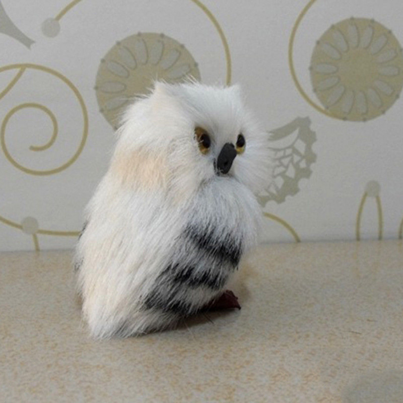 Сладък бухал Животно Коледна елха Четка Висящи висулки Орнаменти Коледен декор Реквизит Направи си сам оживен