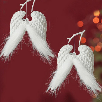 Χριστουγεννιάτικα μενταγιόν Snowflake Angel Wing Elk Κρεμαστό μενταγιόν για εορταστικό πάρτι Διακόσμηση χριστουγεννιάτικου δέντρου Πρωτοχρονιάτικα προμήθειες