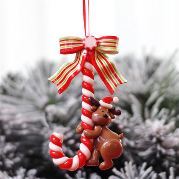 Santa Claus Candy Came Διακοσμήσεις χριστουγεννιάτικων δέντρων Στολίδια 2023 Πρωτοχρονιάτικη διακόσμηση σπιτιού για Χριστουγεννιάτικα πάρτι Διακόσμηση Προμήθειες Navidad