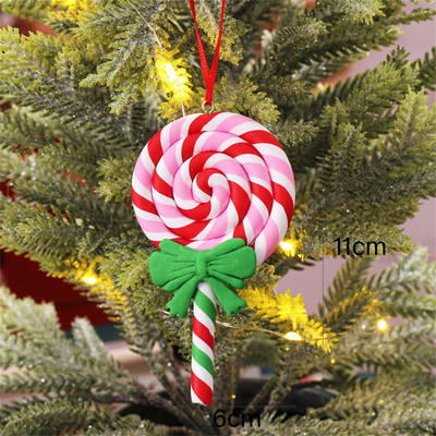 Santa Claus Candy Came Διακοσμήσεις χριστουγεννιάτικων δέντρων Στολίδια 2023 Πρωτοχρονιάτικη διακόσμηση σπιτιού για Χριστουγεννιάτικα πάρτι Διακόσμηση Προμήθειες Navidad