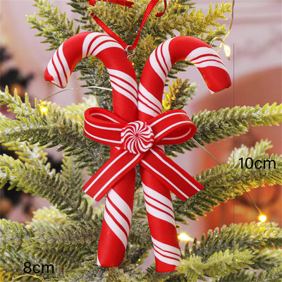Santa Claus Candy Came Διακοσμήσεις χριστουγεννιάτικων δέντρων Στολίδια 2023 Πρωτοχρονιάτικη διακόσμηση σπιτιού για Χριστουγεννιάτικα πάρτι Διακόσμηση Προμήθειες Navidad