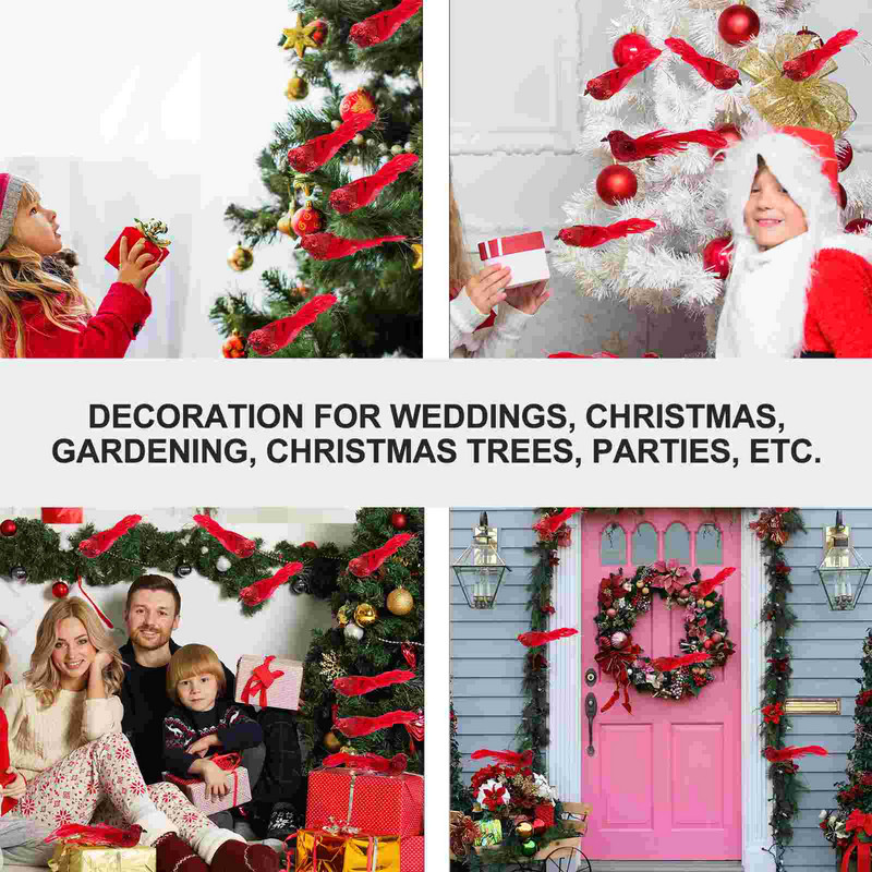 Linnukaunistus jõulupuu Kunstlinnud Kaunistavad kujukesi Käsitööklambrid Papagoi Dekoratiivne skulptuur Kujude ehted